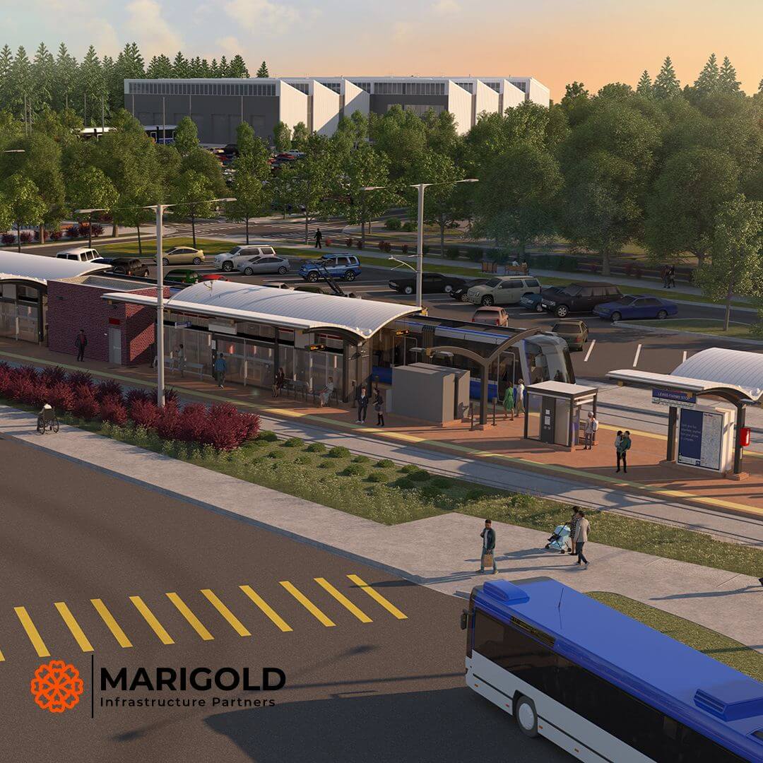 Marigold Infrastructure Partners Lewis Farms Transit Centre Rendering
