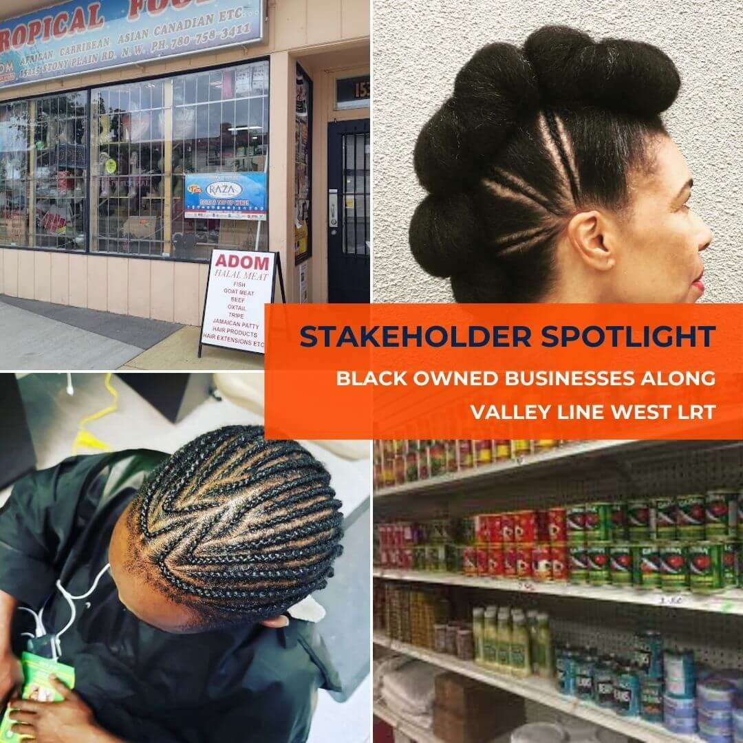 We're thrilled to showcase the incredible black-owned businesses along the Valley Line West LRT path! Meet Adom Tropical Foods
