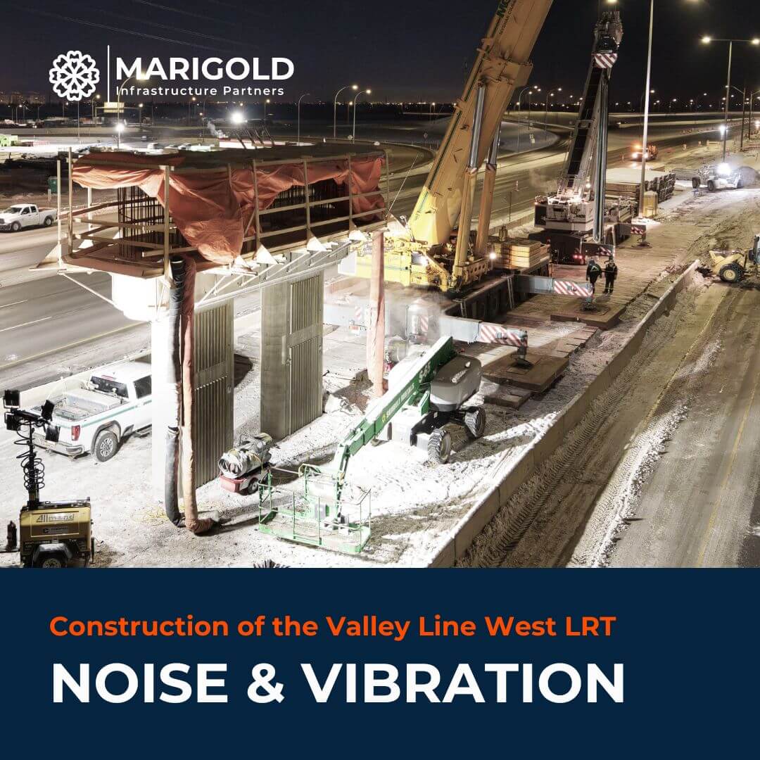 Construction sites can generate noise & vibration